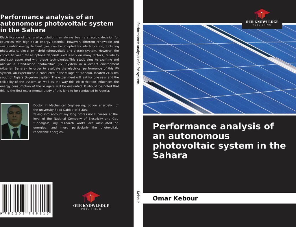 Performance analysis of an autonomous photovoltaic system in the Sahara
