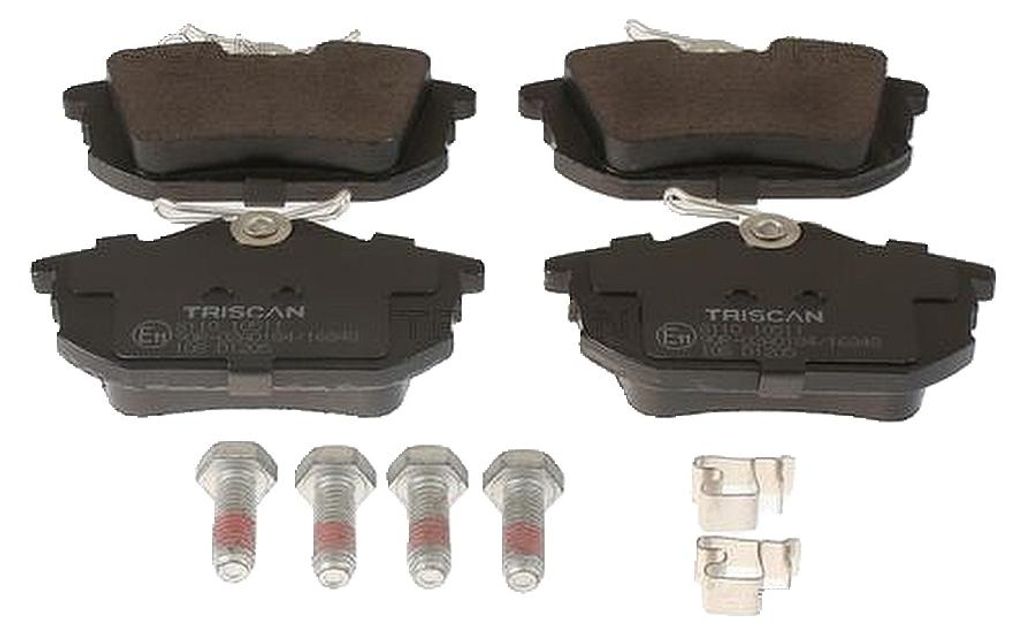 Bremsbelagsatz Scheiben 15,3 mm mit Verschleißwarnung TRISCAN für u.a. VOLVO S40
