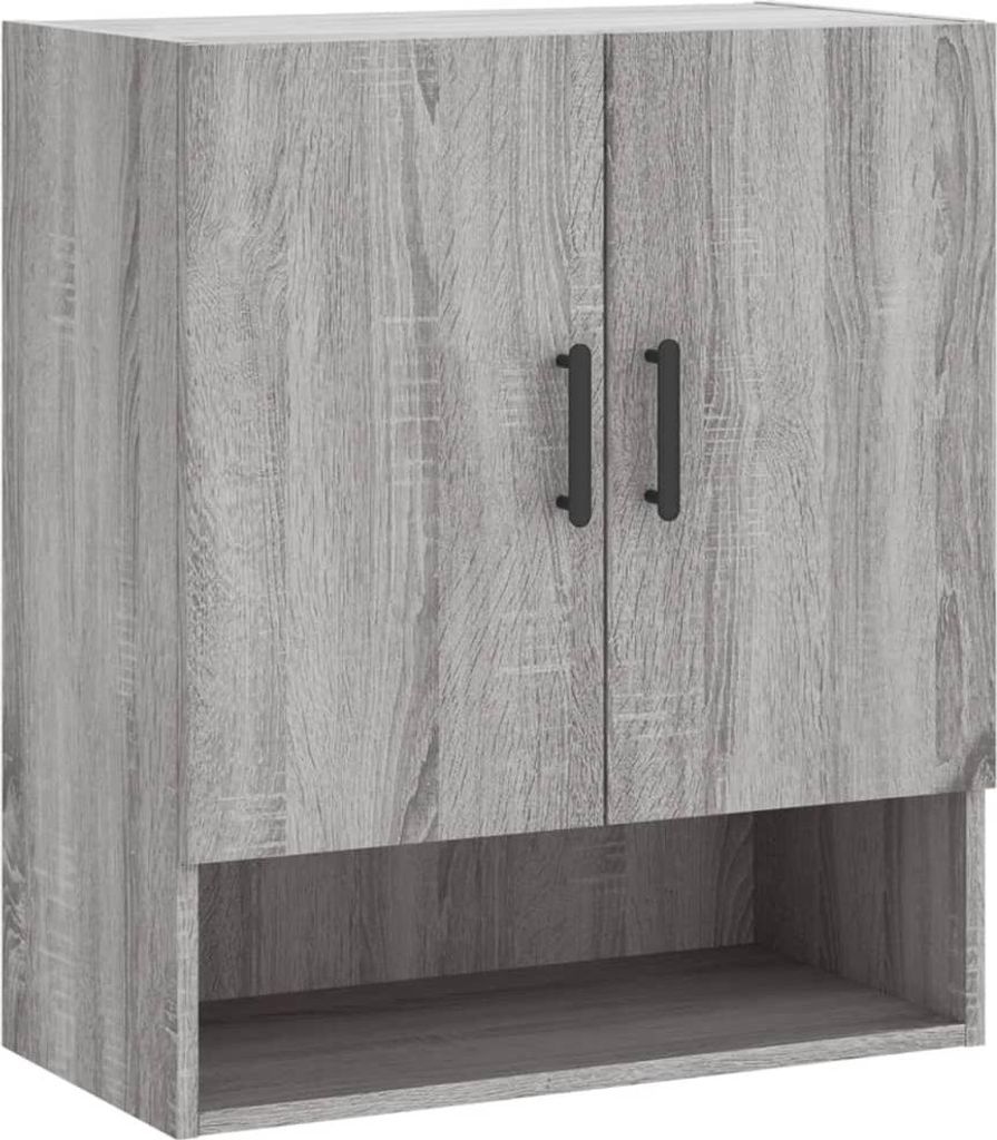 vidaXL Wandschrank Grau Sonoma 60x31x70 cm Holzwerkstoff
