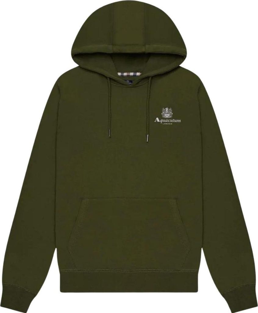 Aquascutum - "Active" Kapuzenpullover für Herren SY3995 (XL) (Grün)