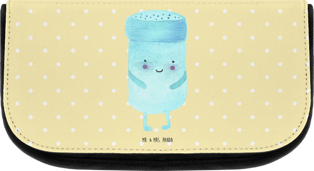 Mr. & Mrs. Panda kulturtäschchen Beste Freunde Salz - Gelb Pastell - Geschenk, Kosmetiktasche, Make-up Organizer, Fehlende Keywords, Kosmetikbeute...
