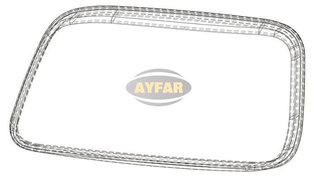 Scheinwerferglas, rechte Seite für Mercedes Actros MP III 2008-2012