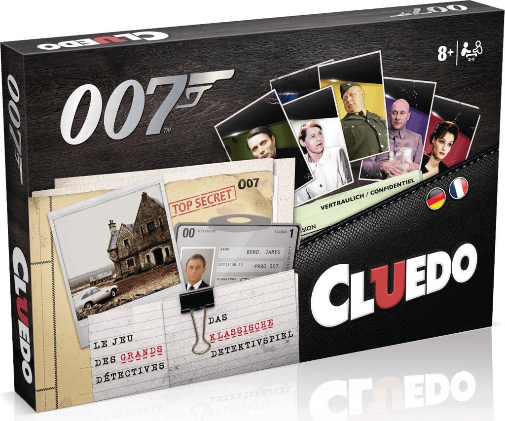 Cluedo James Bond 007 jeu de société multilingue DE FR jeu Image du produit 