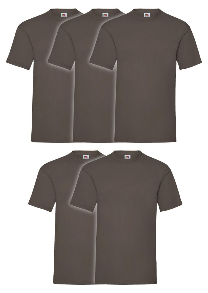 5er Pack Fruit of the Loom Valueweight T-Shirt + GRATIS Produktbild 