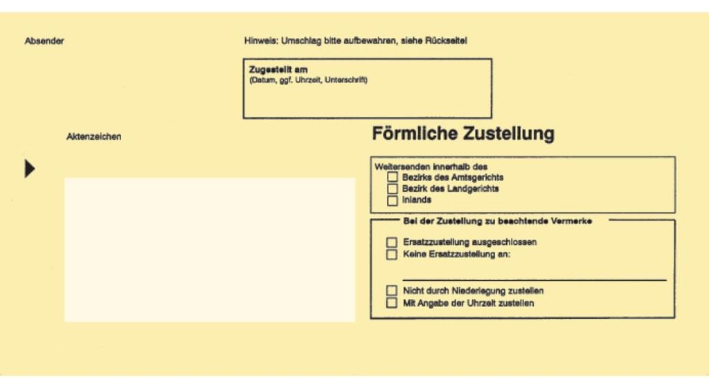 RNK Verlag 2044. Verzendingenvelop voor interne documenten, Productafbeelding 
