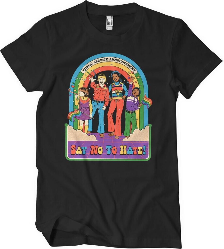 Say No To Hate T-Shirt - XX-Large - Black