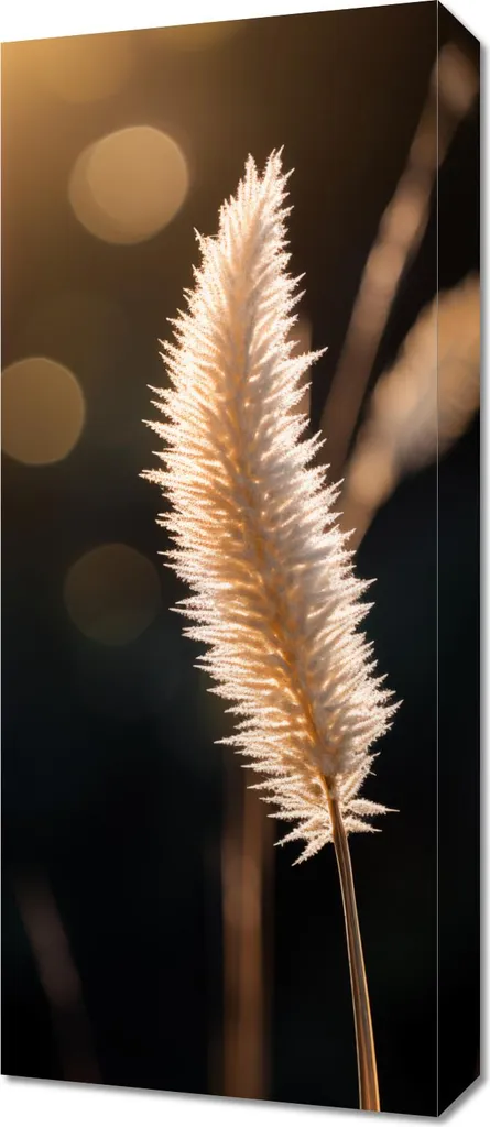Quadro 30x70 cm Luce Dorata | Cornice Artigianale Oro per Soggiorno