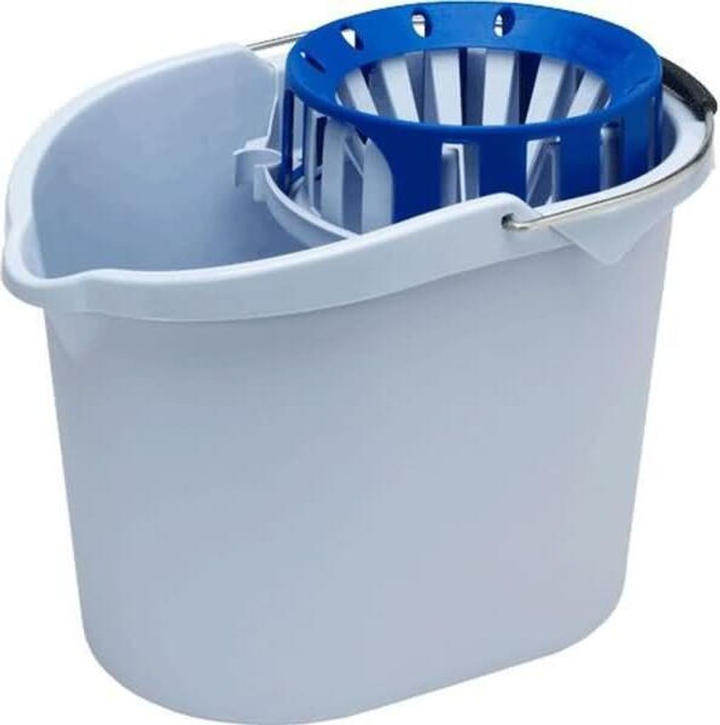 Vileda Professional Supermop Eimer 10l mit Wringer | Packung (1 Stück)