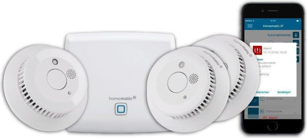 Homematic IP Starter Set Détecteur de fumée | eQ-3 | Image du produit 