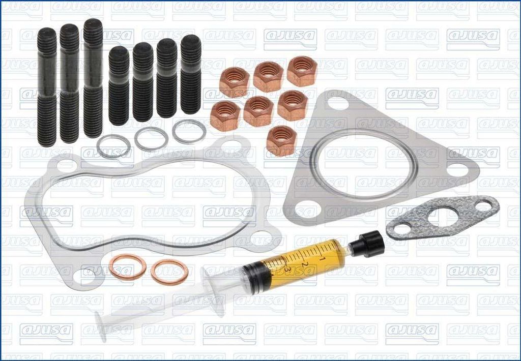 AJUSA JTC11019 Montagesatz Turbolader für VW GOLF III (1H1) SHARAN (7M8, 7M9, 7M6) Sharan Kastenwagen (7M) für SEAT Alhambra (7V8, 7V9)