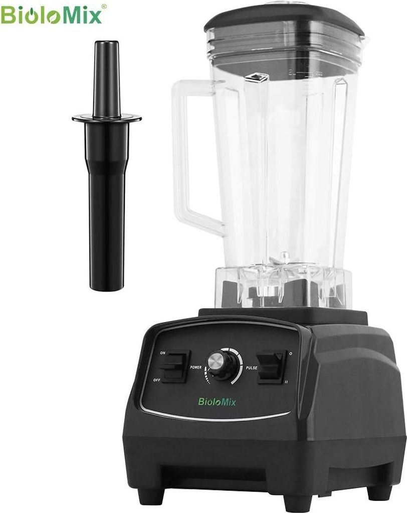 Professioneller Standmixer - G5200 - 2200 W 3 PS - 30000 U/min - >1,5 l BPA-freier Behälter - Stufenlose Geschwindigkeit - 6-Klingen-System - Weiß
