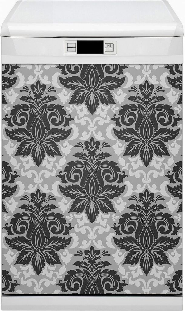 Magnetmatte Geschirrspüle Abwaschbar Küche Magnete Nachbildung 45x80 cm - Graumuster