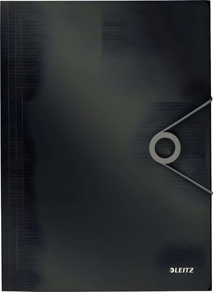 Leitz 45631095, Klappenordner, A4, Polypropylen (PP), Schwarz, 150 Blätter, 80 g/m²