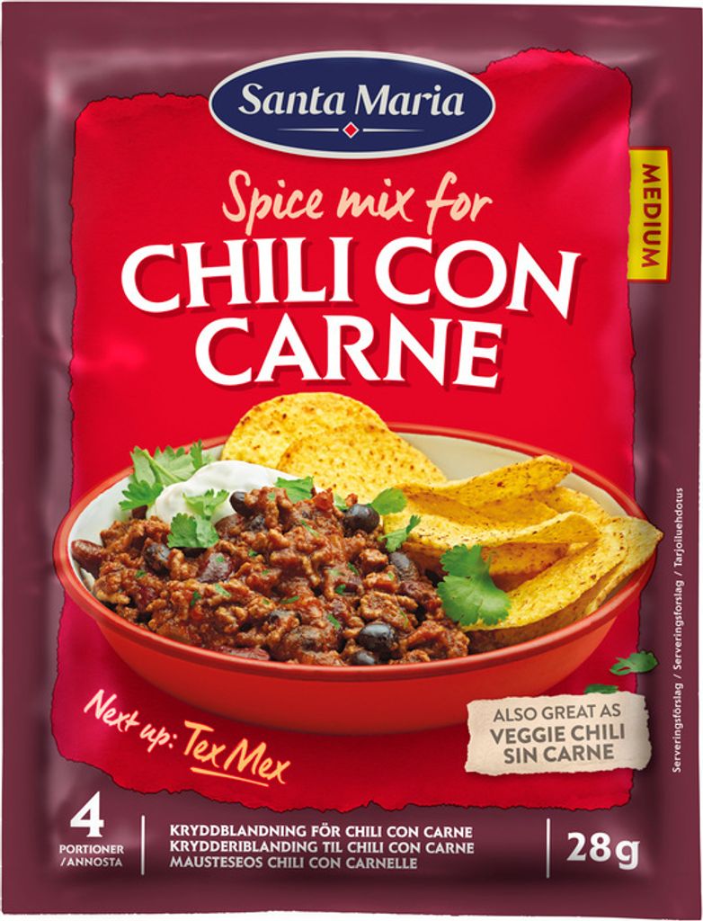 Santa Maria Spice Mix For Chili Con Carne 28g Immagine del prodotto 