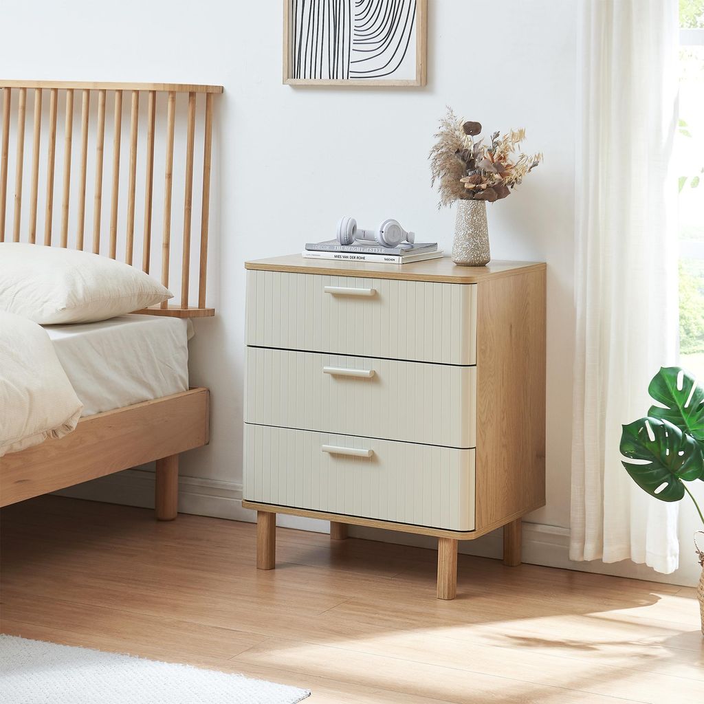 Commode « Ferrersp » à 3 tiroirs 70 x 60 x 40 cm aspect Image du produit 