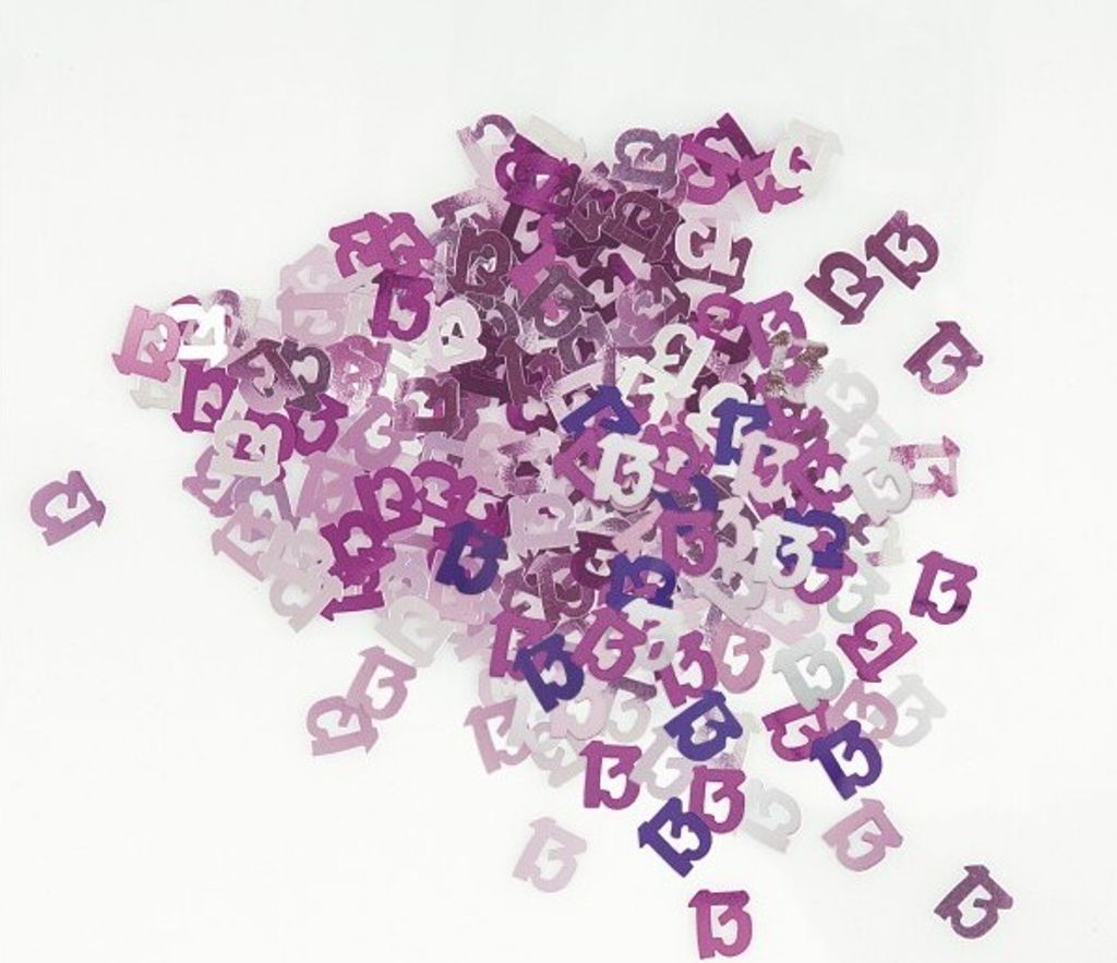 13. Geburtstag | Konfetti pink Produktbild 