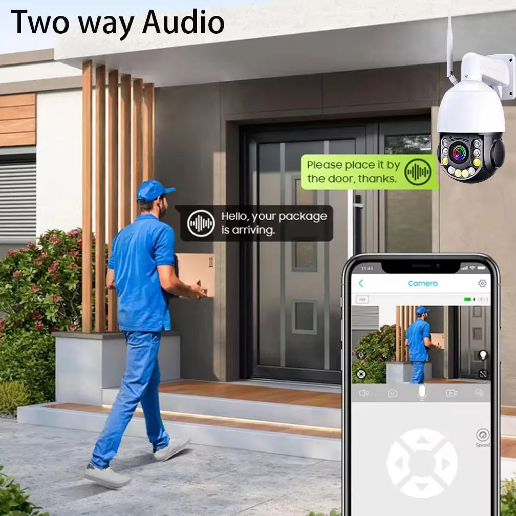 Caméra IP WiFi Zoom Optique 50x Audio Bidirectionnel Haute Résolution - 4