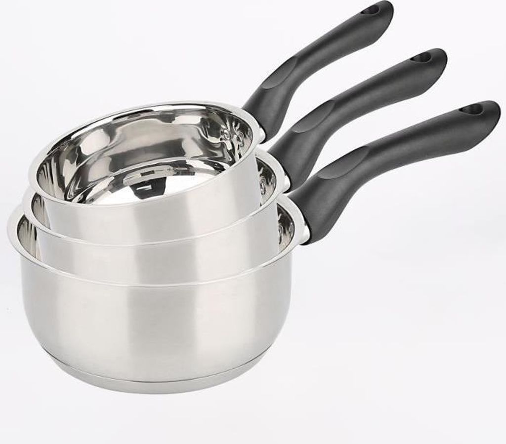 Batterie de Cuisine, Acier Inoxydable, 3 Pièces 16/18/20 Image du produit 