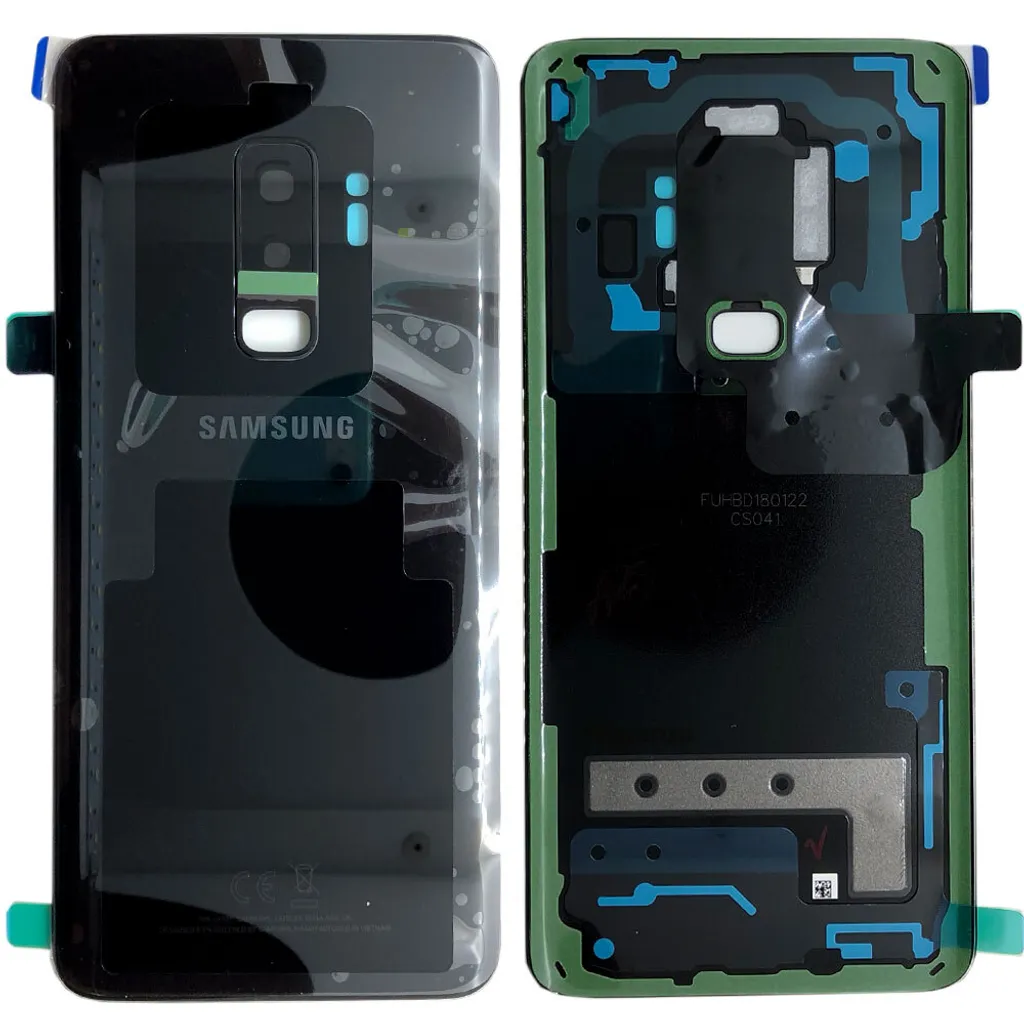 Solution vitre arrière brisée Samsung S9 Plus - Couvercle Noir G965F
