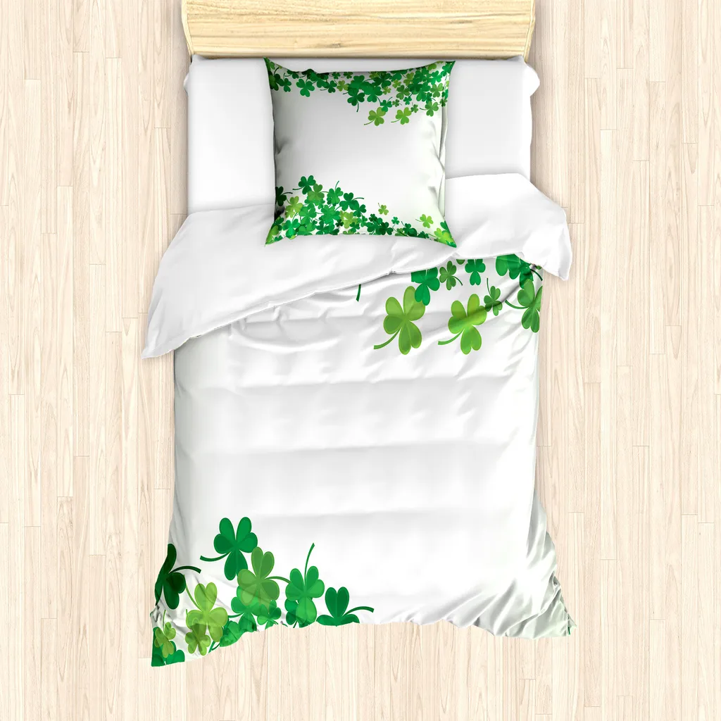 Set Copripiumino ABAKUHAUS San Patrizio 135x200cm Verde Felce