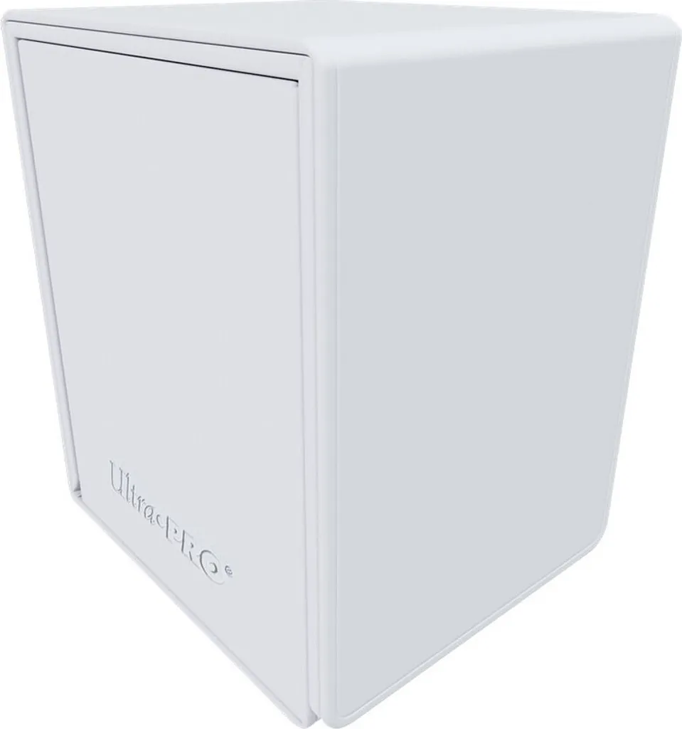 Accessoire de Jeu Alcove Flip Blanc : Rangement pour 100 Cartes Sleeved