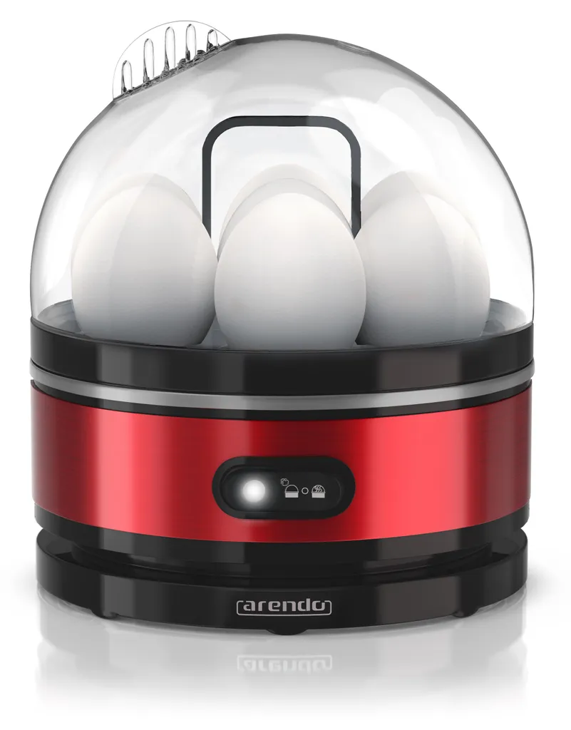 Cuit-œufs 400W Inox avec Dureté Réglable et Fonction Maintien au Chaud