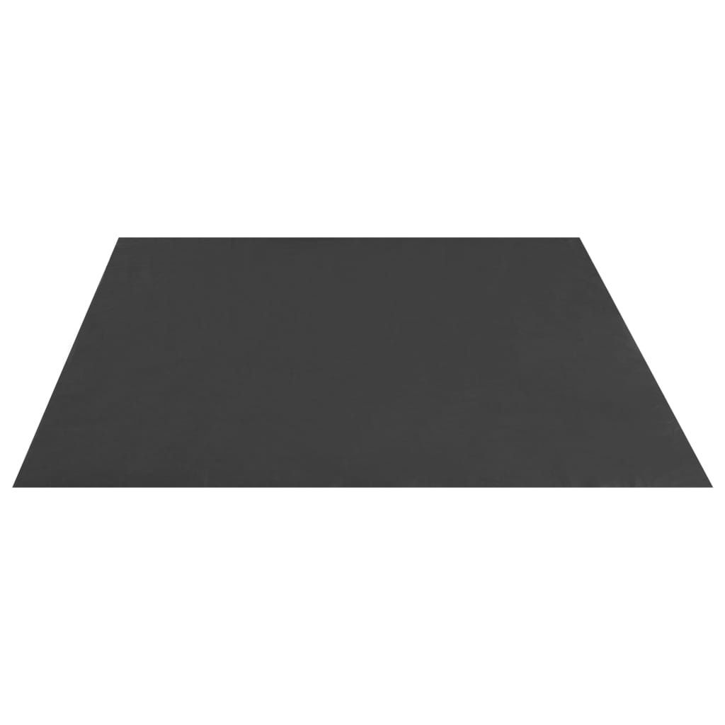 vidaXL Fodera per sabbiera nera 120x110 cm Immagine del prodotto 
