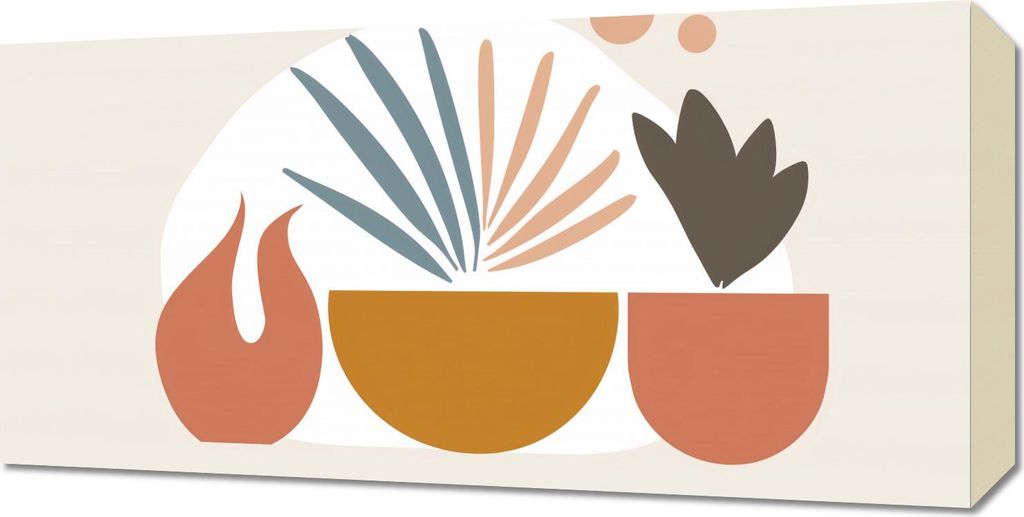 Bild 60x30cm Pflanzenpalette