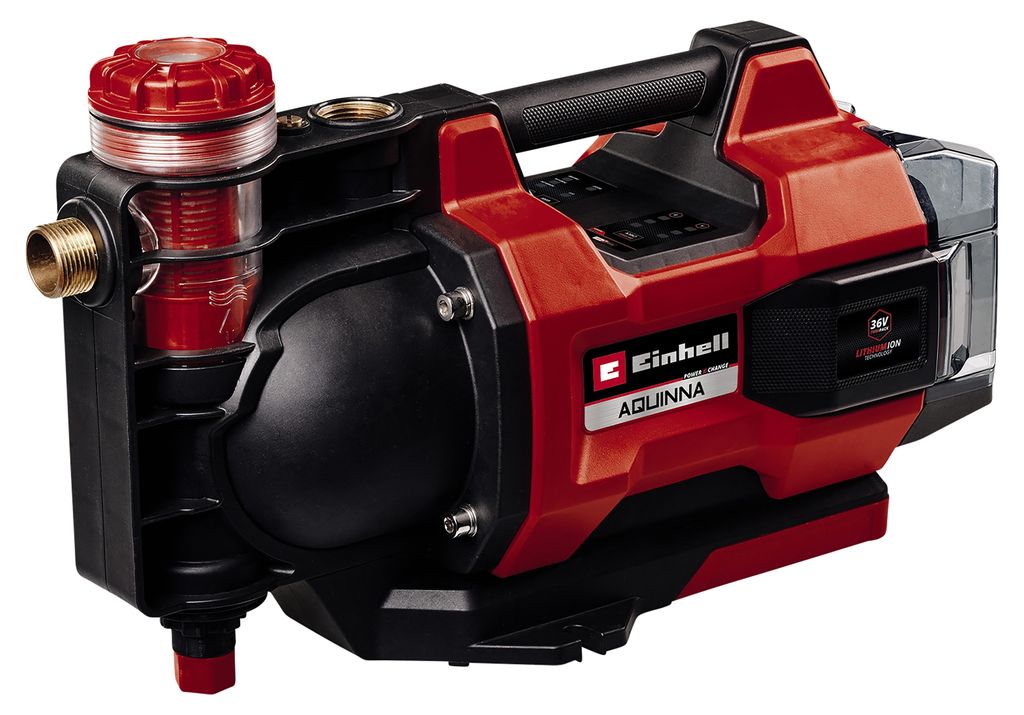 Einhell AQUINNA, Bateria, 3,7 bar, 3800 l/h, Czarny, Zdjęcie produktu 