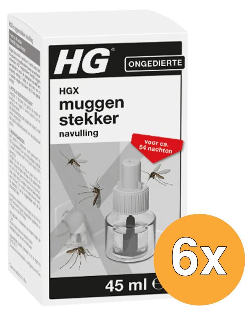 6 ricariche HG X per repellente antizanzare (1 pezzo) Immagine del prodotto 