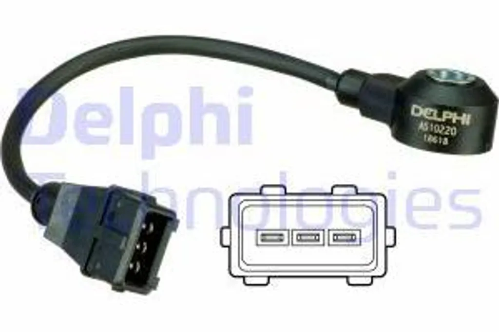 Capteur de cognement DELPHI AS10220 pour Golf IV et A3 8L OE 06A905377A