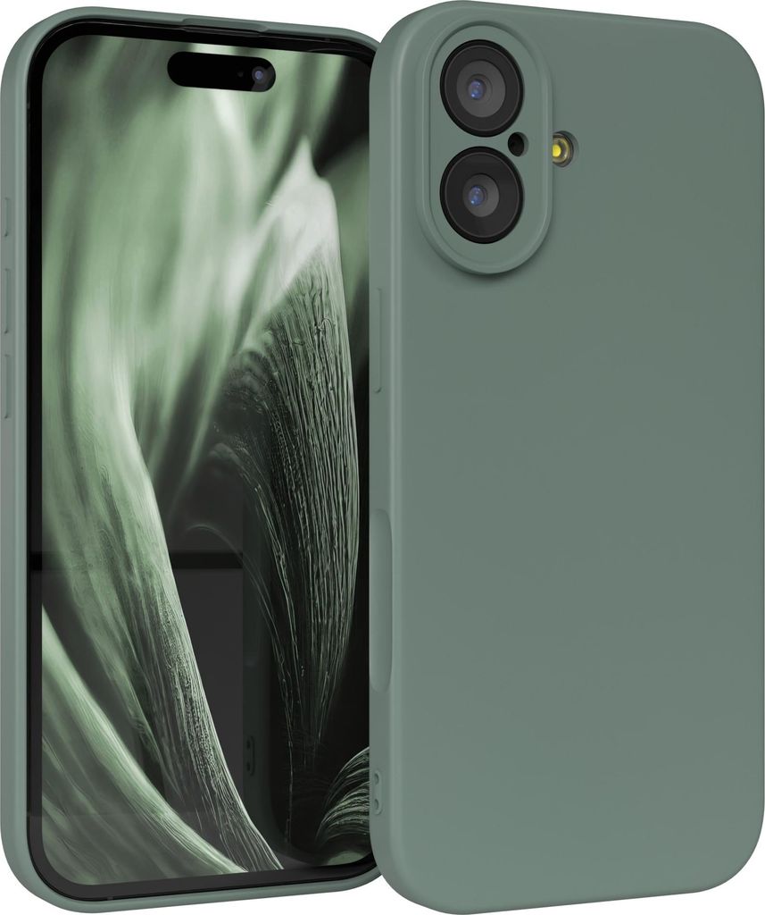 EAZY CASE - TPU Hülle für Apple iPhone 17, TPU Case stoßfeste Handyhülle, weiches Cover mit Kameraschutz, Silikonhülle in Grün