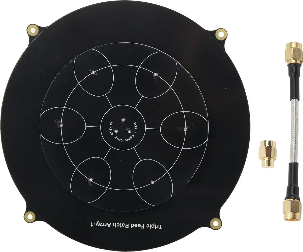 Antenne Patch 5,8 GHz Haute Performance SMA Polarisée pour Drone FPV RC