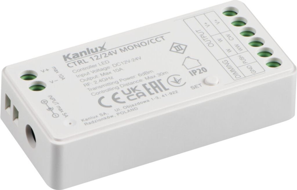 Kanlux Controller für LED-Streifen CONTROLLER RGBW Weiß 22147