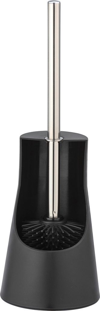 WENKO WC Garnitur Toiletten Bürsten Klo Halter Ares Schwarz Produktbild 1