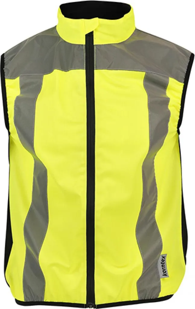 Gilet Riflettente Korntex KXMW XL Giallo - Consegna Rapida Sicurezza