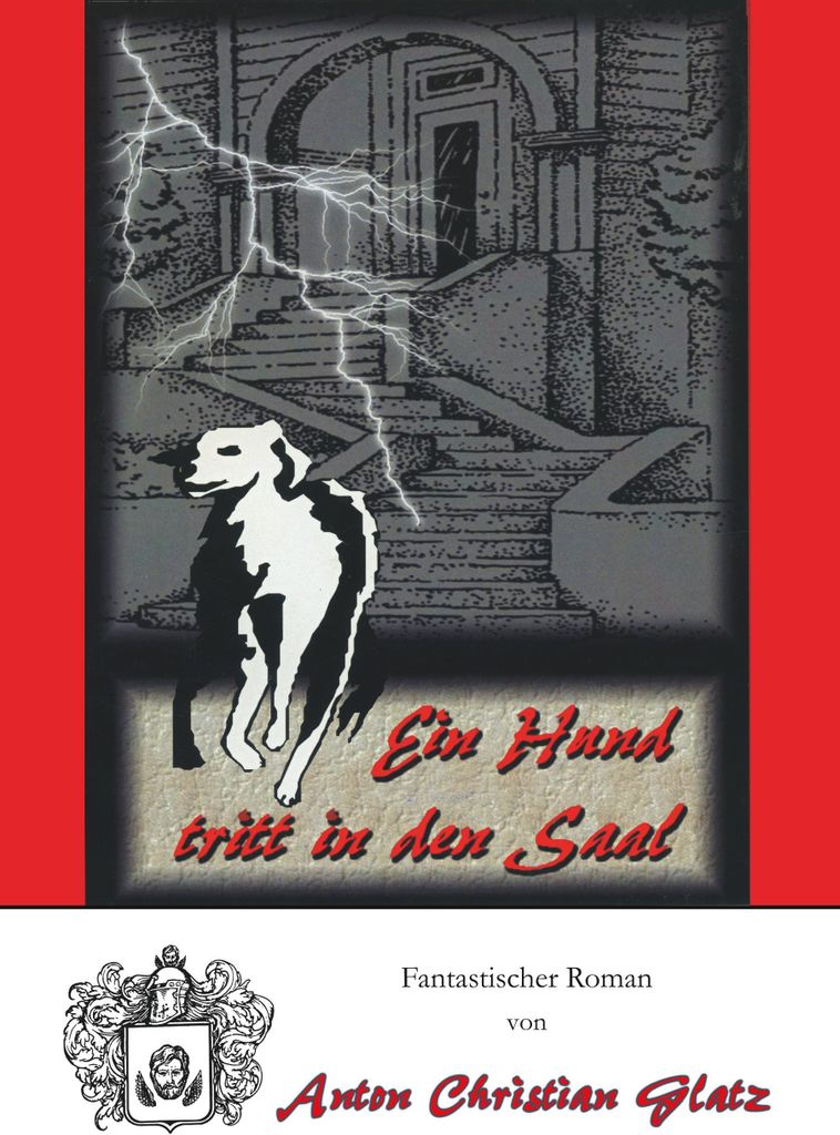 Ein Hund tritt in den Saal