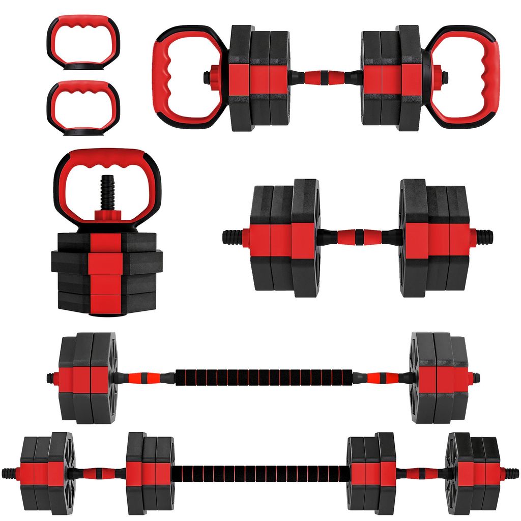 SPORTNOW 6-in-1 Gewichtsset: Dumbbells, halterset, Productafbeelding 