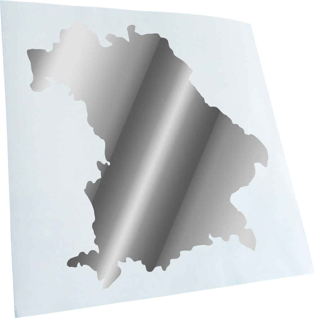 hauptsachebeklebt Kiwistar - Autoaufkleber - Bayern Deutschland Silhouette Heckscheibe - Aufkleber für Auto Kfz Fahrrad, LKW, Truck Mofa