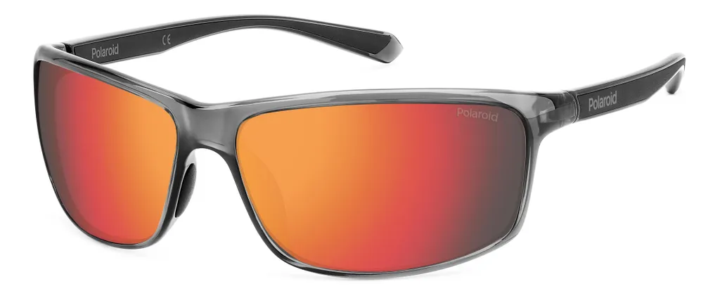 Polaroid PLD 7036/S Solaire Sport avec Verres Polarisés Miroir Orange