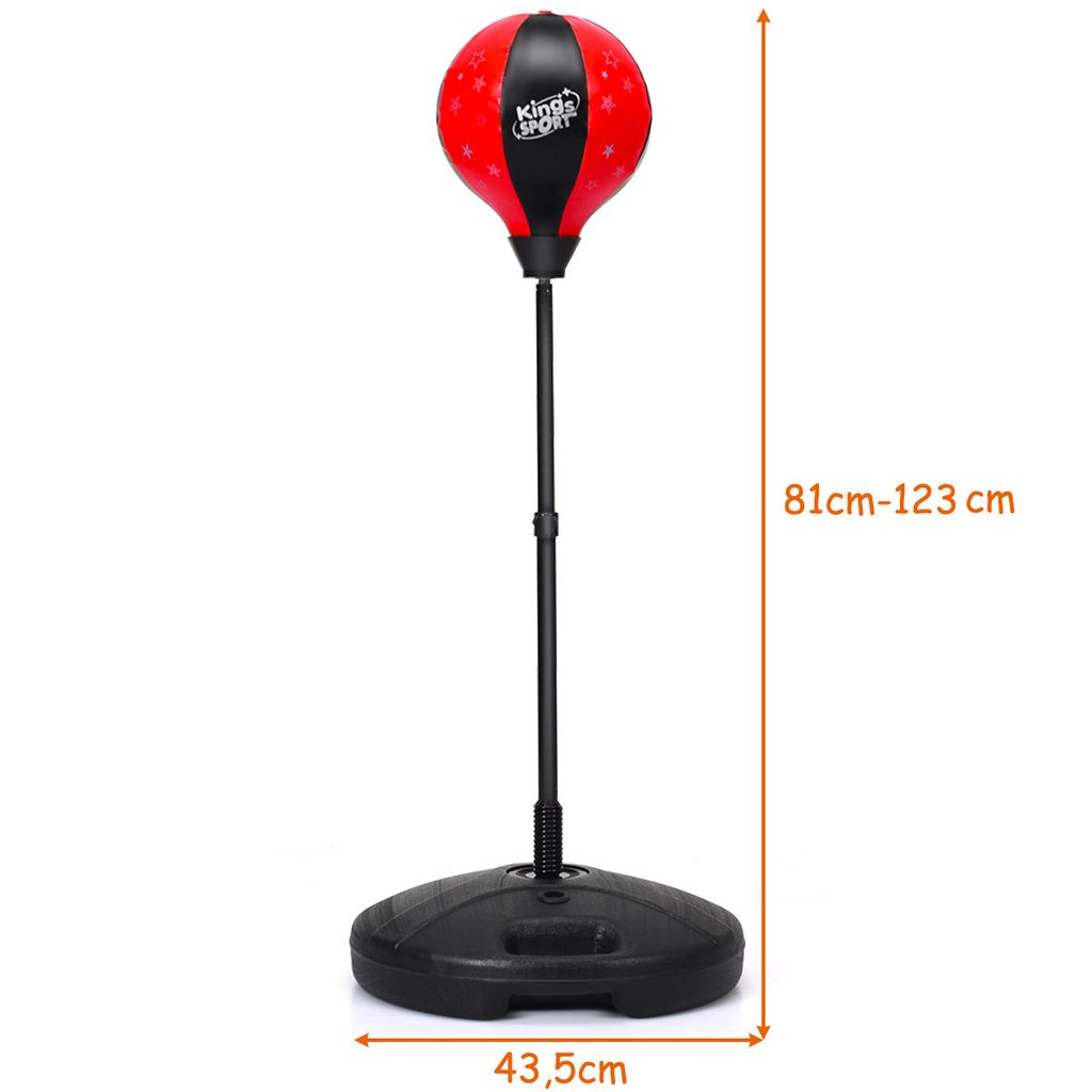 COSTWAY Punchingball 81-123cm höhenverstellbar, Boxset Produktbild 3
