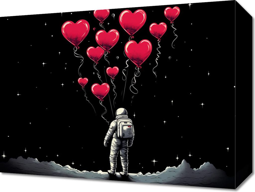 Bild 40x30cm Astronauten Eigene Zellen