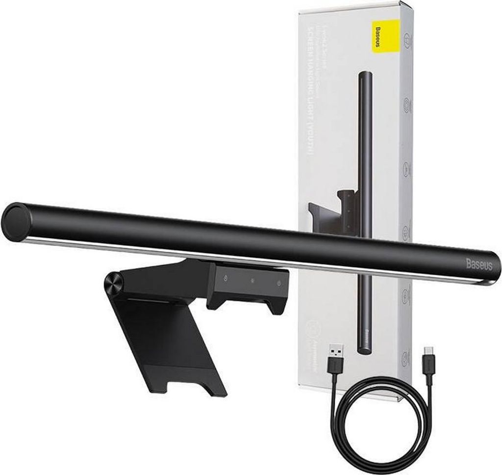 Baseus i-Wok 2 Lampe für Monitor mit Touchpanel (schwarz) Produktbild 