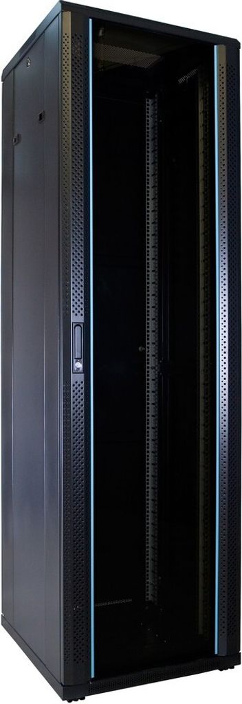 DSIT 42 HE 19” Serverschrank, mit Glastür (BxTxH) 600 x 600 x 2000mm (DS6642)