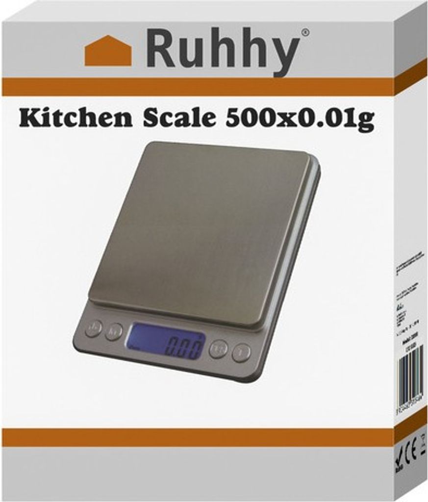 Ruhhy 19899 Cyfrowa waga kuchenna 0,01g - 500g Zdjęcie produktu 16