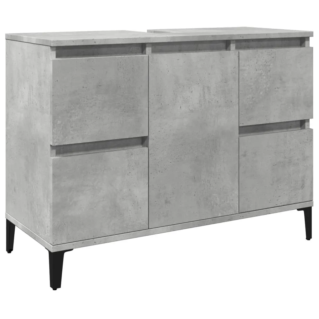 Mobiletto Archivio Grigio Cemento 80x33x60 cm | Arredo Ufficio Professionale