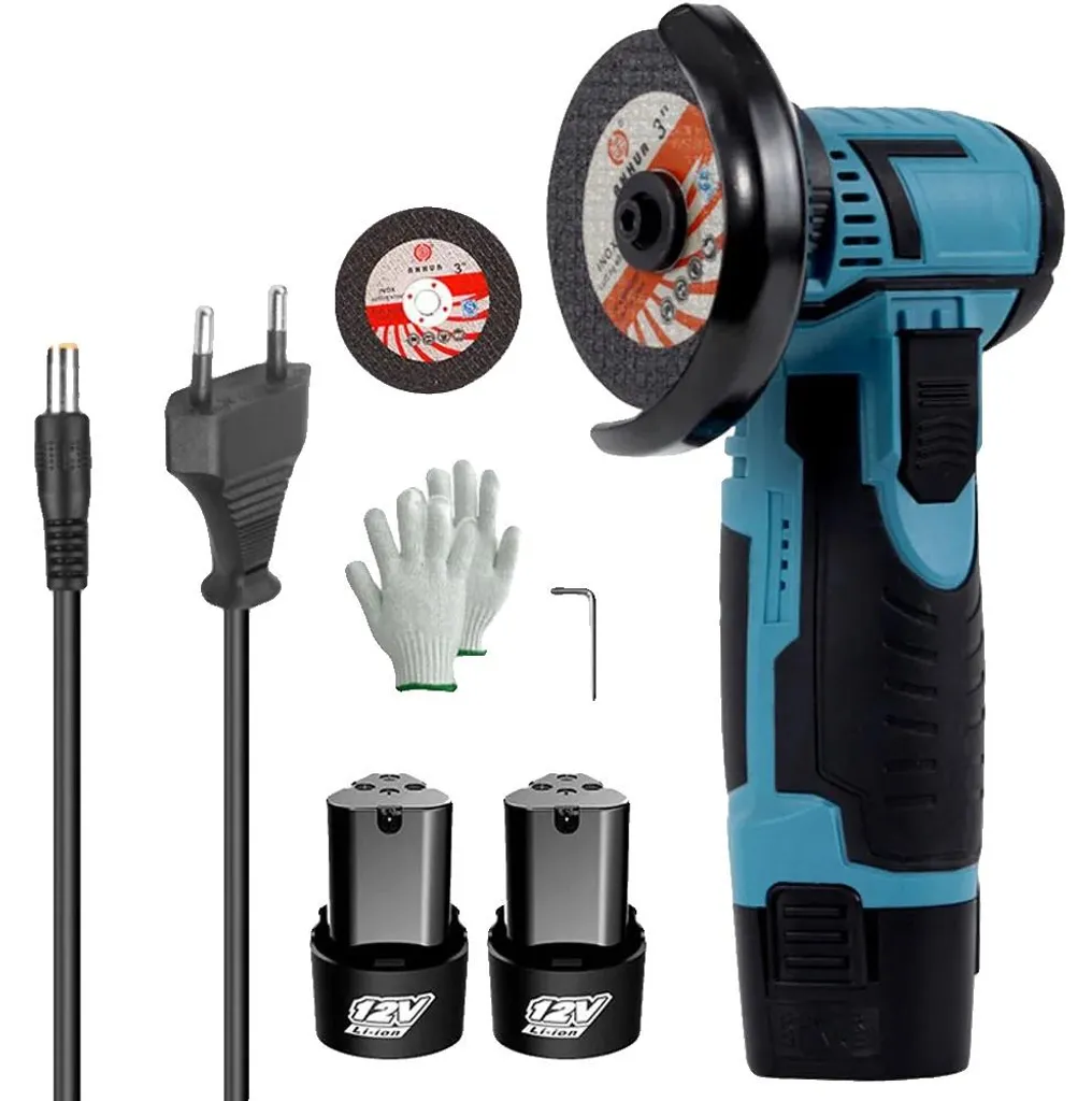 Meuleuse d'angle moteur brushless avec pack 2 batteries lithium 125mm