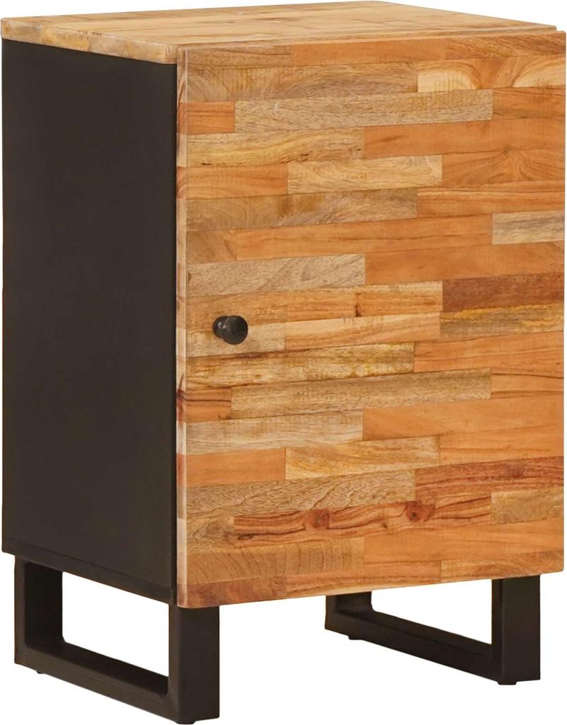 Badezimmerschrank Natur 38 x 33 x 58 cm Massivholz Mango