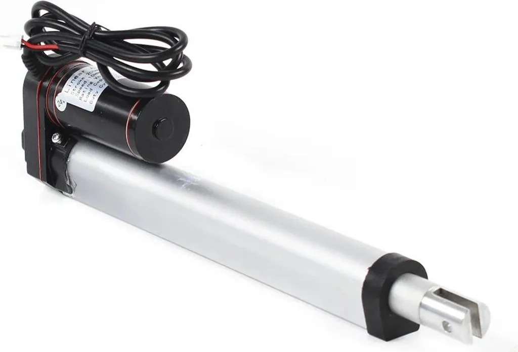 Kit Attuatore Lineare 24V Alta Velocità 200mm - Argento Tech per Maker