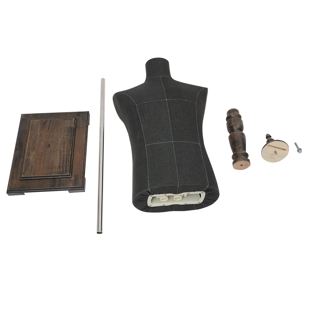Mannequin de couture ajustable noir : solution idéale pour vos vitrines - 3